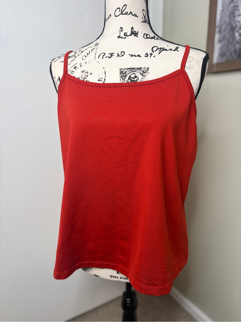 Lane Bryant Red Spaghetti Strap Camisole
